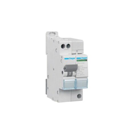 PARAFOUDRE AUTO PROTEGE DEBROCHABLE 15KA HAGER SPN715D (1/8)
