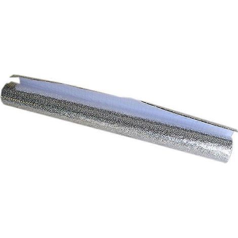 Aluminium-Wärmedämmmatte für Küchenschränke, feuchtigkeits- und ölbeständig, ölbeständige Aluminiumfolie für Küchenregale, Maße: 40 x 100 cm (silber) (1/3)