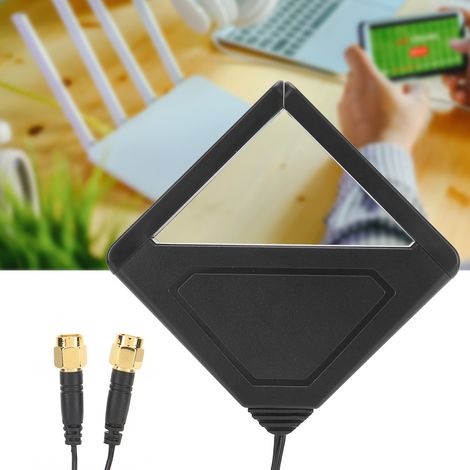 Antenne Wifi Externe 2,4 GHz 5 GHz Double Bande avec Support Orientable 90° pour PC (1/5)