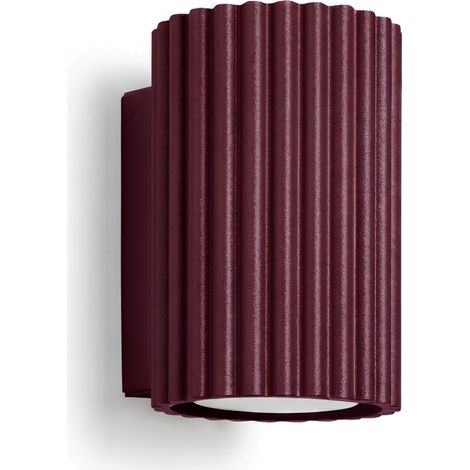 Wandleuchten Karbon burgund 1xGU10 6.5cm Aluminium Sollux (1/5)