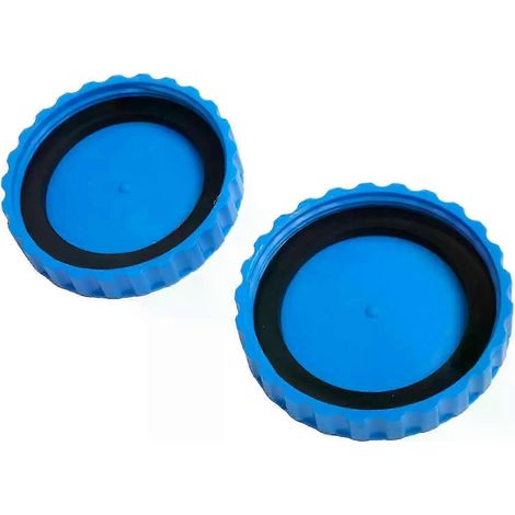 2-teiliges Winter-Pool-Verschlussset: Frostsichere Schnellmontagedeckel, passende Dichtungen, Winterstopfen (32 mm), Winterkappe, passend für Intex-Pools (JXLGV) (1/5)