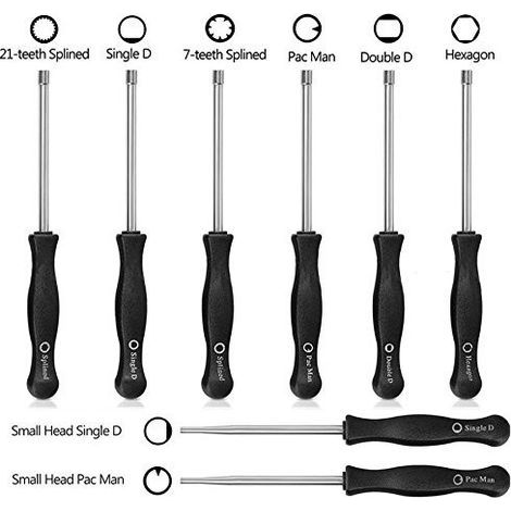 Set da 6 cacciaviti di regolazione per carburatore per Sears Poulan Husqvarna Weedeater Echo Toro Ryobi Homelite, motosega, decespugliatore, tagliaerba (1/3)