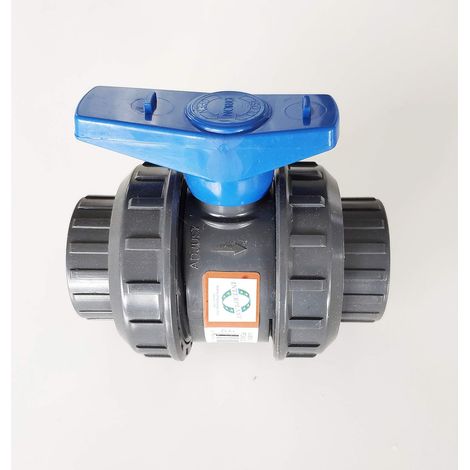 Vanne modèle 2020 Interplast 40mm à coller double union démontable 4cm / 40 mm PN16 PVC PRESSION
