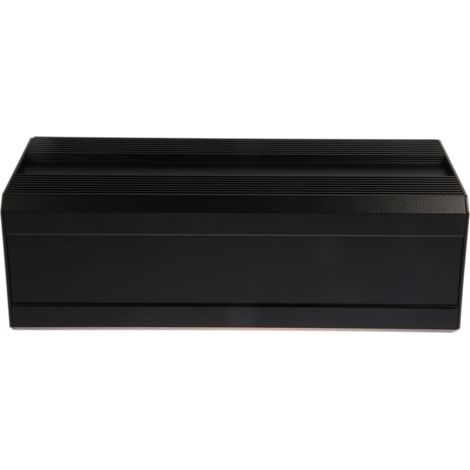 Boîtier dissipateur RS PRO en Aluminium extrudé, 300 x 100 x 86mm, Noir IP40 ( Prix pour 1 ) (1/3)