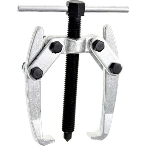 Extracteur de Roulement d'Engrenage à Deux Mâchoires 60mm, Outil de Retrait d'Extracteur de Roulement d'Engrenage en Acier au Carbone pour Voiture Moto Réparation Automatique (1/4)