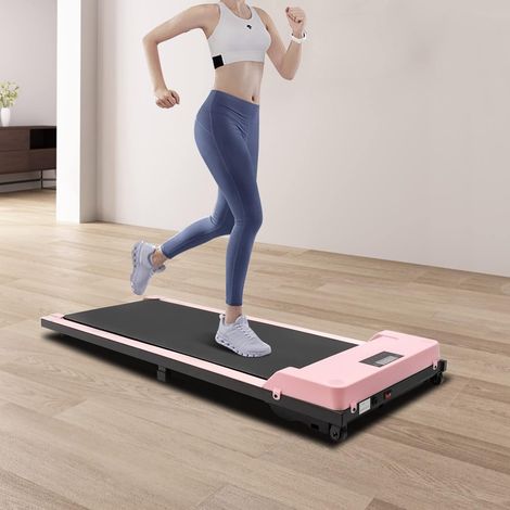 Elektrischer Laufband Laufband mit Fernbedienung und LED-Display, Geschwindigkeit 1-6 km / h, 0,6-1 PS, 740W-Motor, flexibler Laufband für Büro und Heim (1/5)