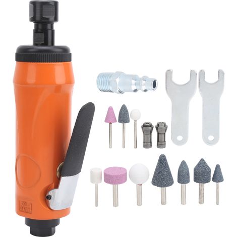 Meuleuse d'angle pneumatique pour gravure et polissage, kit complet 0.62Mpa KP‑621 (1/5)