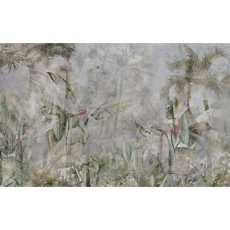 Papier peint panoramique - Forêt Tropicale - 130 cm x 81 cm (1/2)