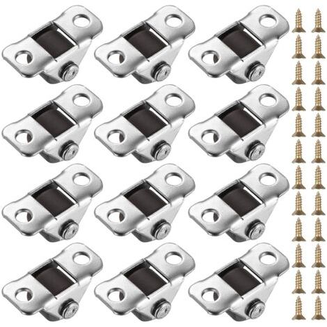 20 Stück Schwerlast-Möbelrollen, 12-mm-Mini-Lenkrollen für Möbel, Gummirollen für Kleingeräte und Gepäck, Gesamttragkraft 160 kg (1/5)