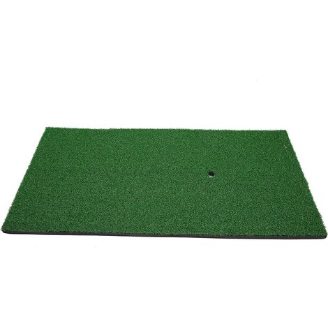 Tapis de golf en nylon synthétique pour l'entraînement et la pratique du golf, idéal pour balcon, bureau ou jardin. (1/4)