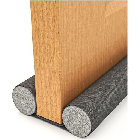 Boudin de porte isolant 93 cm – Double coupe-froid ajustable – Tissu Oxford 600D pour portes jusqu'à 90 cm – Réduit courants d'air (1/5)
