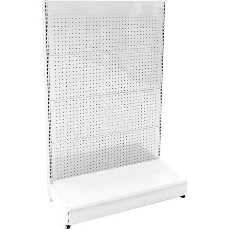 Edm Präsentationsständer für Innenflur Weiß 92,5x41x136 cm