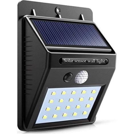 2 X Spot Solaire Extérieur Photovoltaïque + Lampe Led à Capteur (1/5)