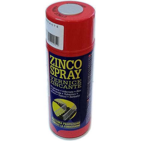 Zinco spray SARATOGA bomboletta vernice zincante protettiva professionale – da 400 ml (1/5)