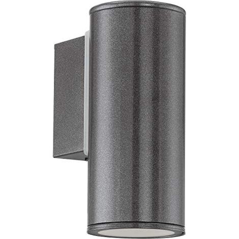 Applique Esterno Moderna Riga Metallo Grigio 1 Luce Gu10 (1/4)
