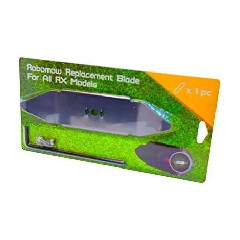 Ensemble de 4 lames de rechange en acier inoxydable et clé hexagonale pour Robomow RX (1/4)
