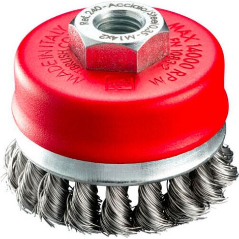 SIT TU71 SPAZZOLE A TAZZA A MAZZETTI PER SMERIGLIATRICE CON ANELLO DI RITENUTA (1/4)