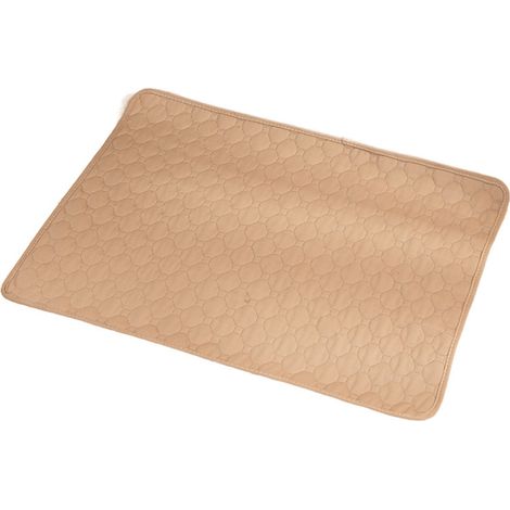 1 tapis d'apprentissage pour chiens, imperméable et lavable, coins arrondis, laminé léger, 60 x 45 cm, hygiénique, pour chiots et mise bas (1/5)