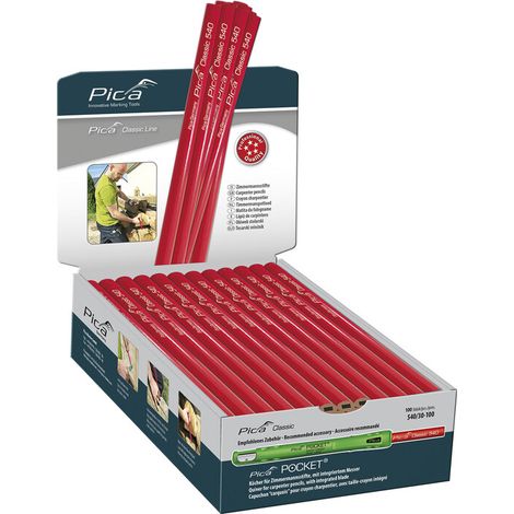 DISPLAY MATITA PER CARPENTIERE 300 MM DA 100 PZ- 1,0 pz