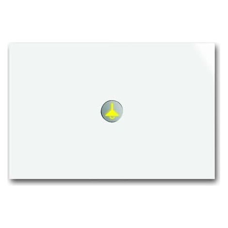 Commande Simple Busch-Prion Blanc Studio Brillant 2CKA006310A0109 ABB 586746
