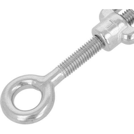 Tendeur Oeil-Oeil - M5 x 70 mm - Acier Inoxydable AISI 316 - Pour Câbles Acier et Fixation Murale ou Plafond - Lot de 2 (1/3)