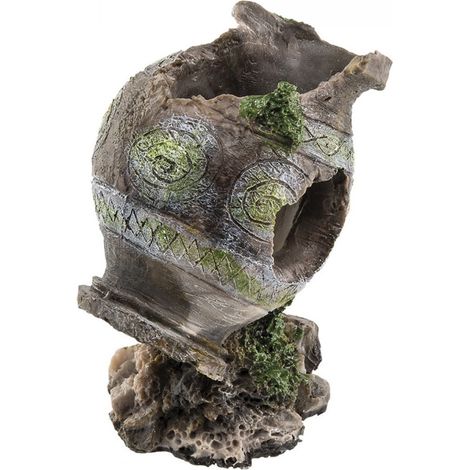TrAdE Shop Traesio - Anfora Media Per Acquario Nascondiglio Per Pesci Ideale Per Un Atmosfera Storica -