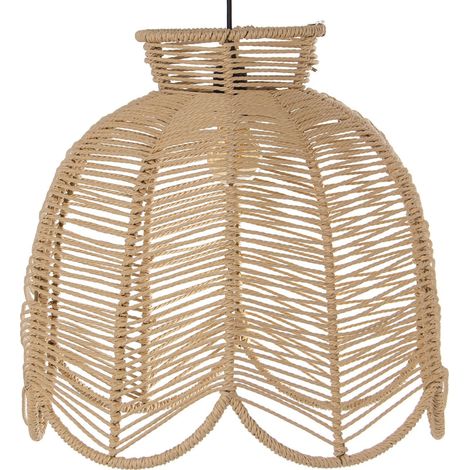 Suspension bambou épurée touche naturelle design - Teinte bambou naturel tressé (1/5)