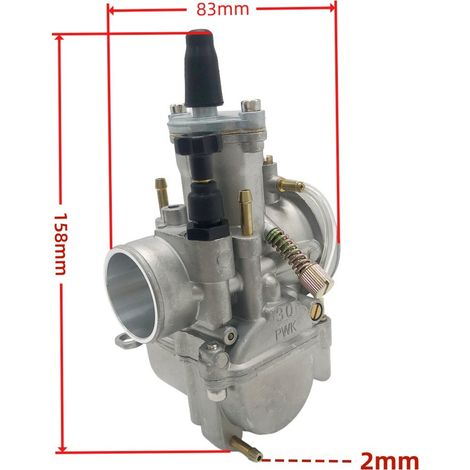 New PWK 30mm carburetor, suitable for 404-044 motorcycles, ATVs, and fuel-injected scooters. High-performance fuel accessory with high atomization efficiency and smooth power delivery.--DTEKGAZ