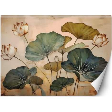 Papier peint Feuilles Lys Plantes Fleurs 250x175 (1/5)