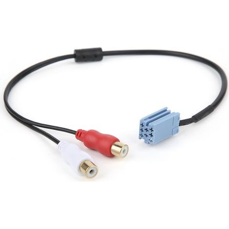 Mini-ISO-auf-RCA-8-Pin-Kabeladapter für BlaPunkt CD-Wechsler-Autoradioanschluss (1/5)