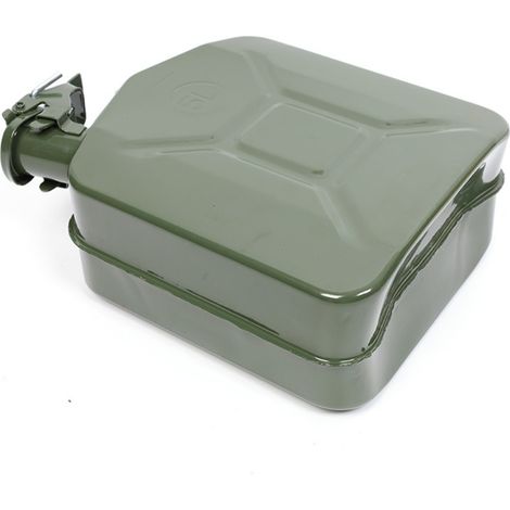 Bidon d'essence 5L/10L, réservoir d'essence métallique standard américain, bidon à carburant épais, réservoir de secours portable, bidon d'essence, seau à essence pour voitures et camions (1/4)