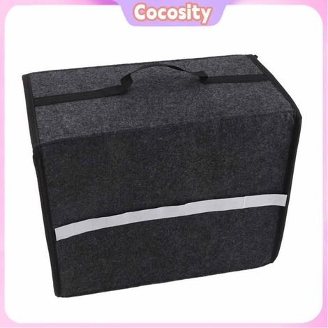 Cocosity Sac de rangement de coffre Voiture Pliable Gris foncé avec Base Antidérapante – Rangement Polyvalent pour auto outillage (1/5)