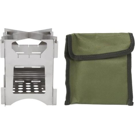 Réchaud à bois de camping - Professionnel - Haute résistance - Carburant illimité-Ywey (1/4)