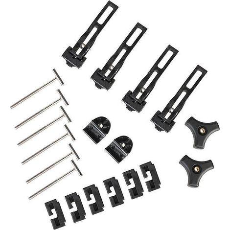 Modification de voiture, installation d'un couvre-benne pour pick-up, fixation d'un couvercle de compartiment à trois volets (1/5)