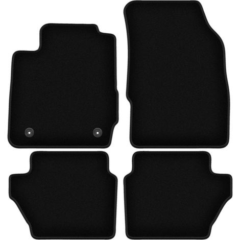 Tappetini base in velluto nero per: Ford Fiesta MK7 hatchback (2011-2017) (1/5)