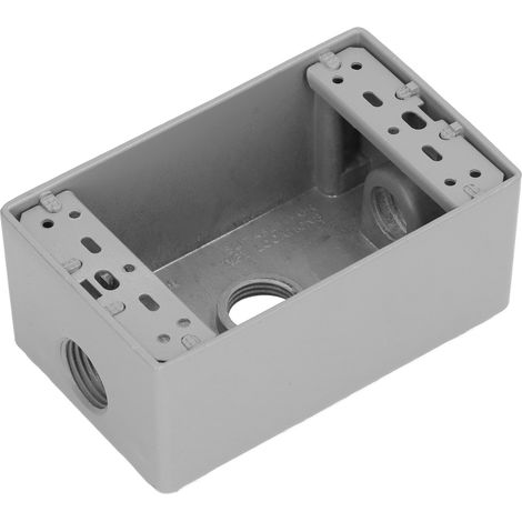 Prise électrique industrielle NEMA 10-50R 14-50R Boîte d'encastrement simple pour usage extérieur (1/5)