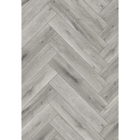 Mexen Boone panneaux vinyle chevrons 635 x 127 mm SPC 6,5 mm sous-couche 1,5 mm, 4 V-Fuge, Chêne - F1192-0635-127-505-4V1-01 (1/2)