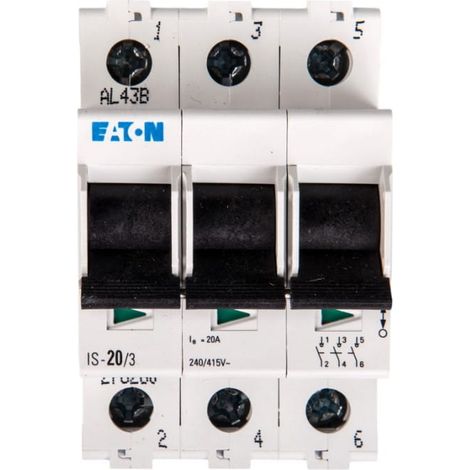 Interruptor seccionador modular 20A 3P IS203 276260