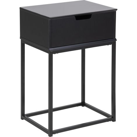 Mike Table de chevet noir. (1/5)