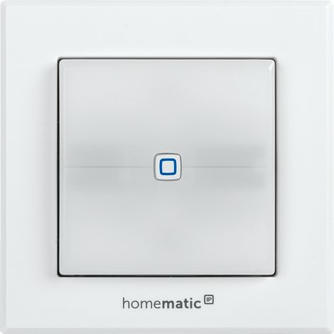 Homematic IP Smart Home 152020A0 - Actuator de commutazione per de interruttore di marca, con segnale de luce, due pulsanti illuminati, controlla dispositivi e luci tramite de l'app, Alexa e Google (1/5)