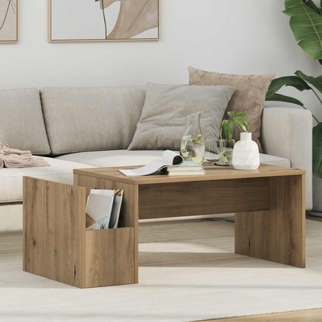 vidaXL  Coffee Table  Artisan Oak 90 x 45 x 35 cm Engineered Wood