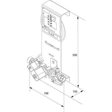 PNEUMATEX Alimentazione Pleno PX Connect per impianti di mantenimento della pressione Compresso, 30106010011