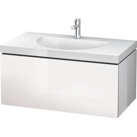 Lavabo meuble Duravit DARLING NEW 1000x540mm sans trop plein 3 trous de robinetterie chêne cachemire