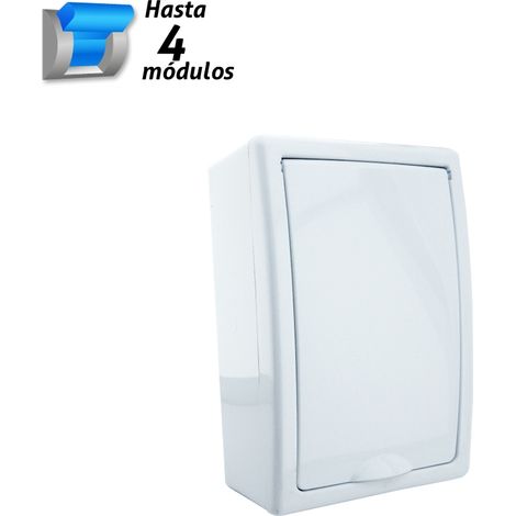 Caja de distribución superficie 4 módulos Arelos (1/3)