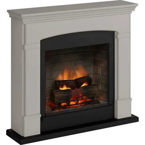 Camino Elettrico Tagu Helmi PowerFlame2 Beige 16000w