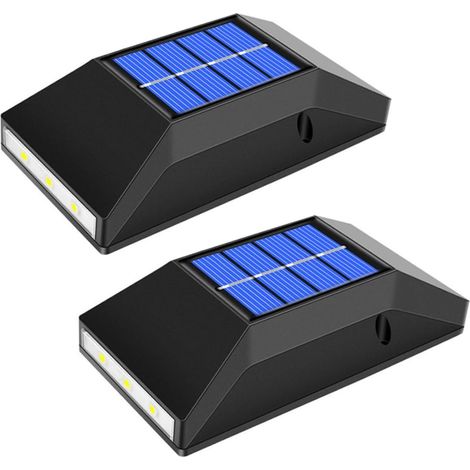 1pièce Applique Solaire Led Étanche Pour Jardin Lampe De Sécurité Exterieur à Solaire Avec Led Pour Décoration De Patio Et Mur Extérieur (1/5)