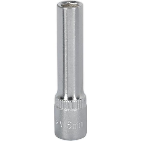 Sealey S1406D Premier Deep Socket 1/4"Sq Drive 6mm