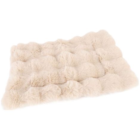 Tapis de lit moelleux pour animaux de compagnie, ultra doux et confortable, garde au chaud, coussin de chenil en peluche pour chiens et chats S : 34 x 49 cm 2 (1/5)