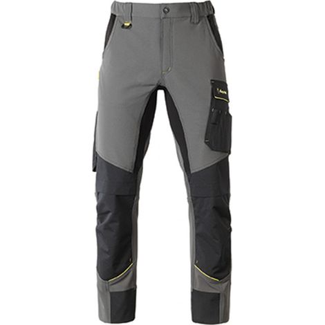 Pantalon de travail élastique avec renforts DYNAMIC gris KAPRIOL - Taille: XL (1/8)