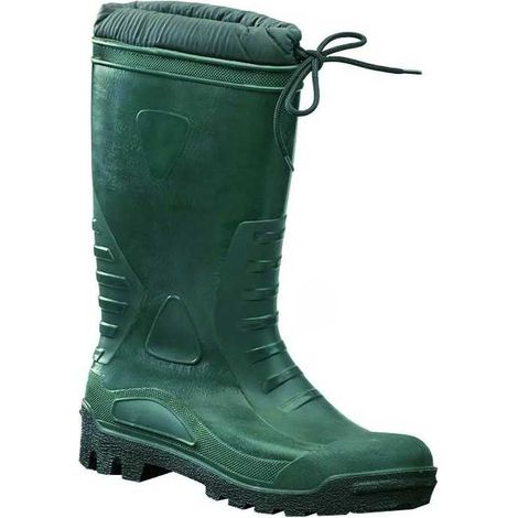 Vigor 5434942 Husky Stivali Sicurezza Ginocchio PVC S5 EN ISO 20345 Taglia 42 Puntale Antiperforazione colore Verde Nero